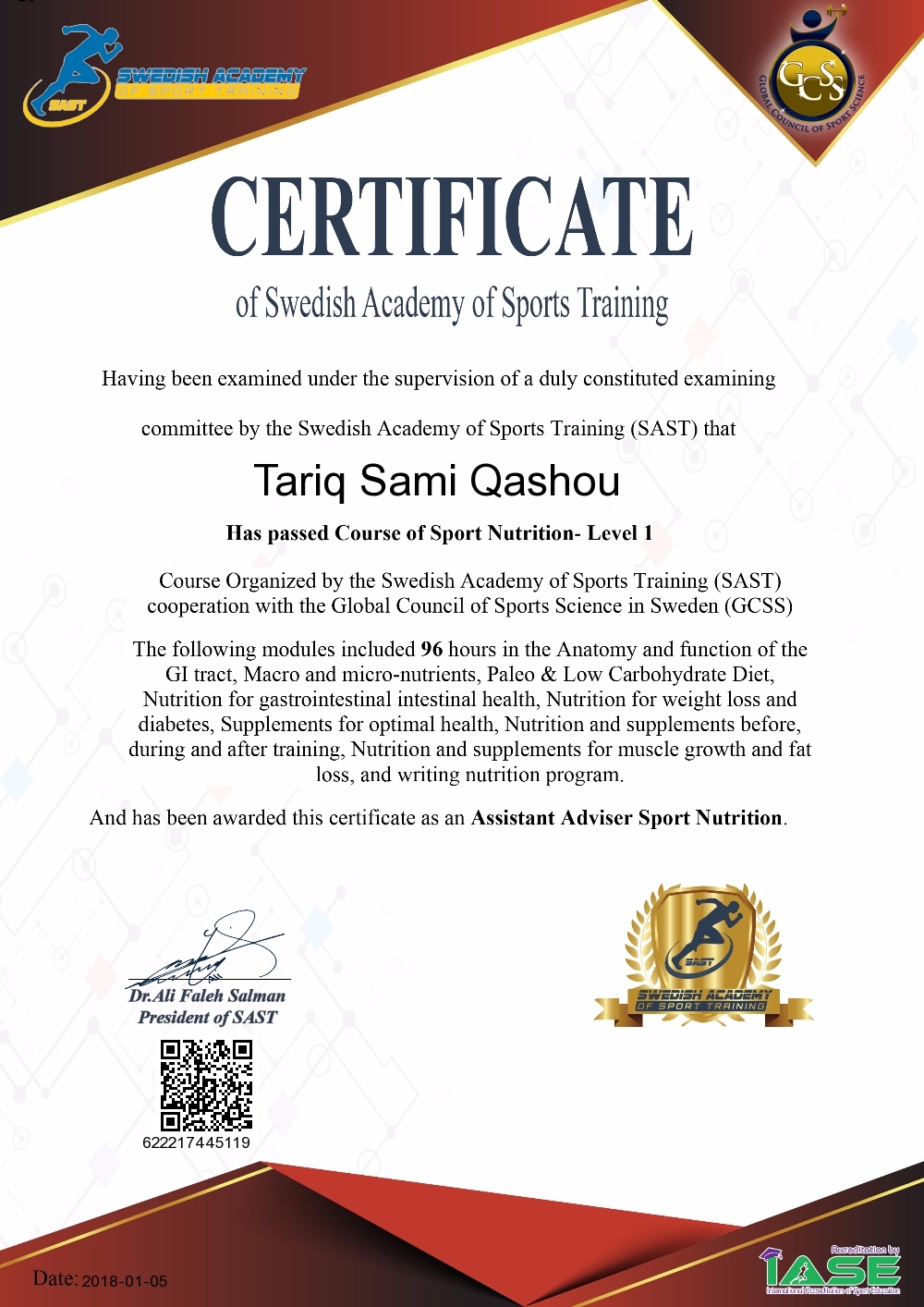 Tariq Sami Qashou